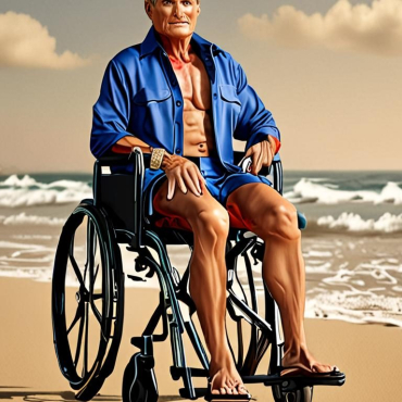 ‘Baywatch’ icon David Hasselhoff, 73, fuels health fears as he’s seen in wheelchair with bandaged ankle