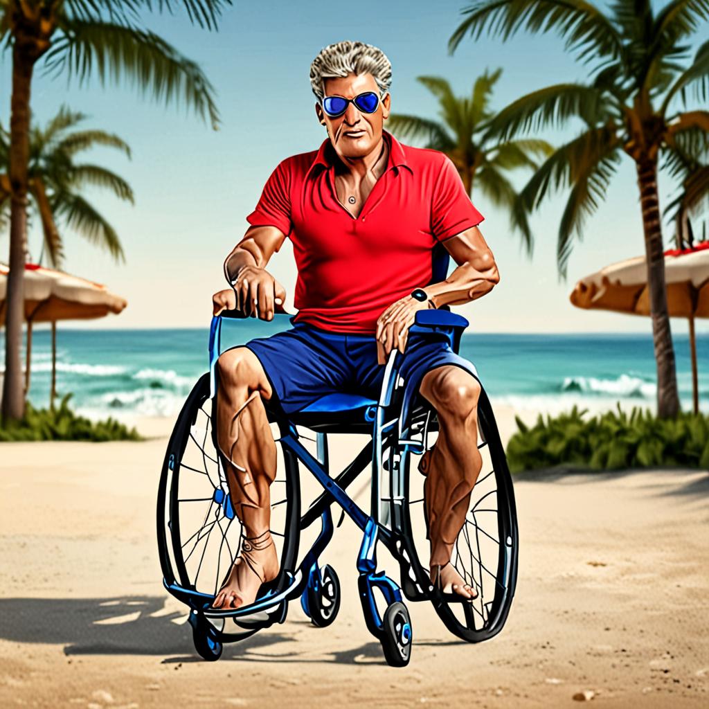 ‘Baywatch’ icon David Hasselhoff, 73, fuels health fears as he’s seen in wheelchair with bandaged ankle