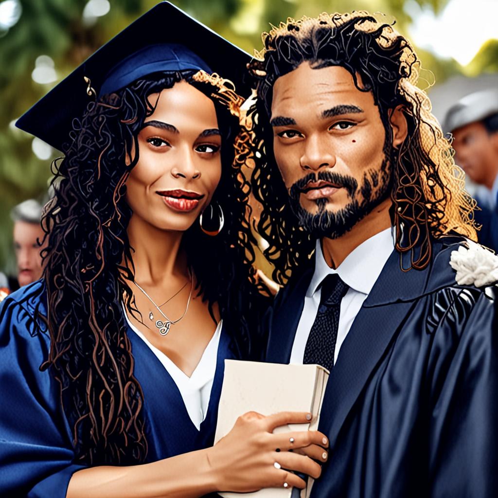 Lisa Bonet and ex Jason Momoa reunite for daughter Lola’s high school graduation