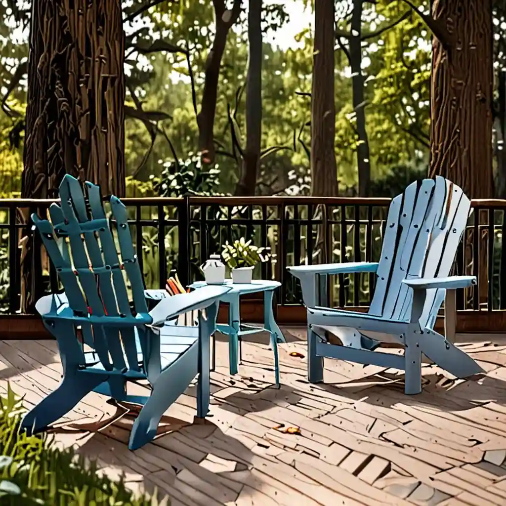 Adirondack Chairs, Bold Design & the Polywood Summer Renovation Project for A Beautiful Outdoor Space