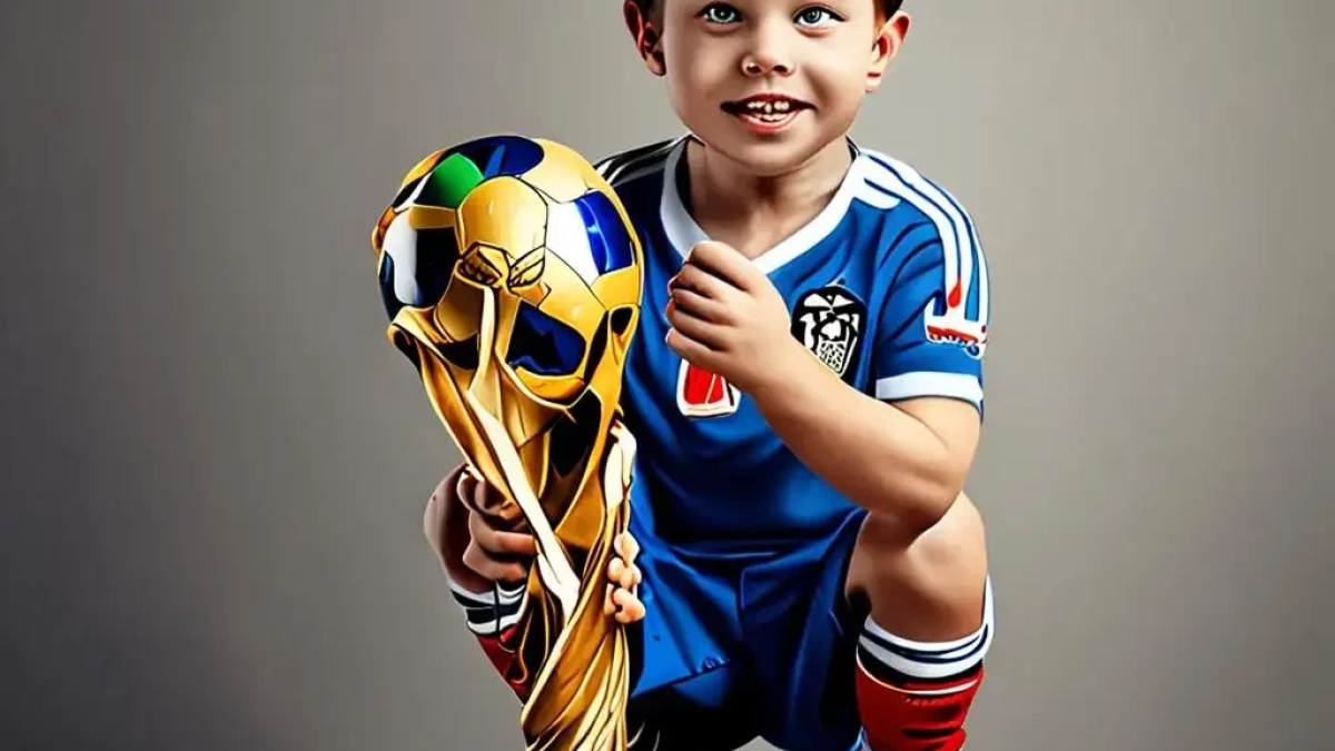The beauty of sharing your child's first World Cup