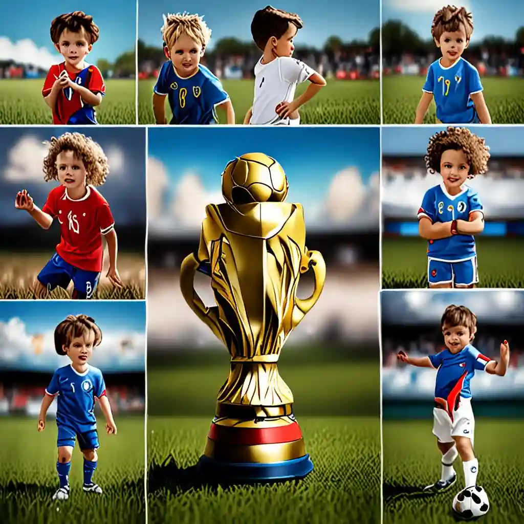 The beauty of sharing your child's first World Cup