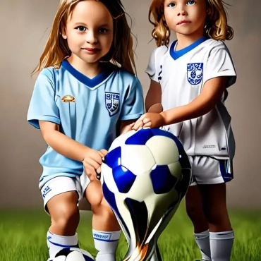 The beauty of sharing your child's first World Cup