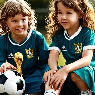 The beauty of sharing your child's first World Cup