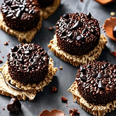 No Bake Healthy Vegan Dark Chocolate Rice Crispy Cakes