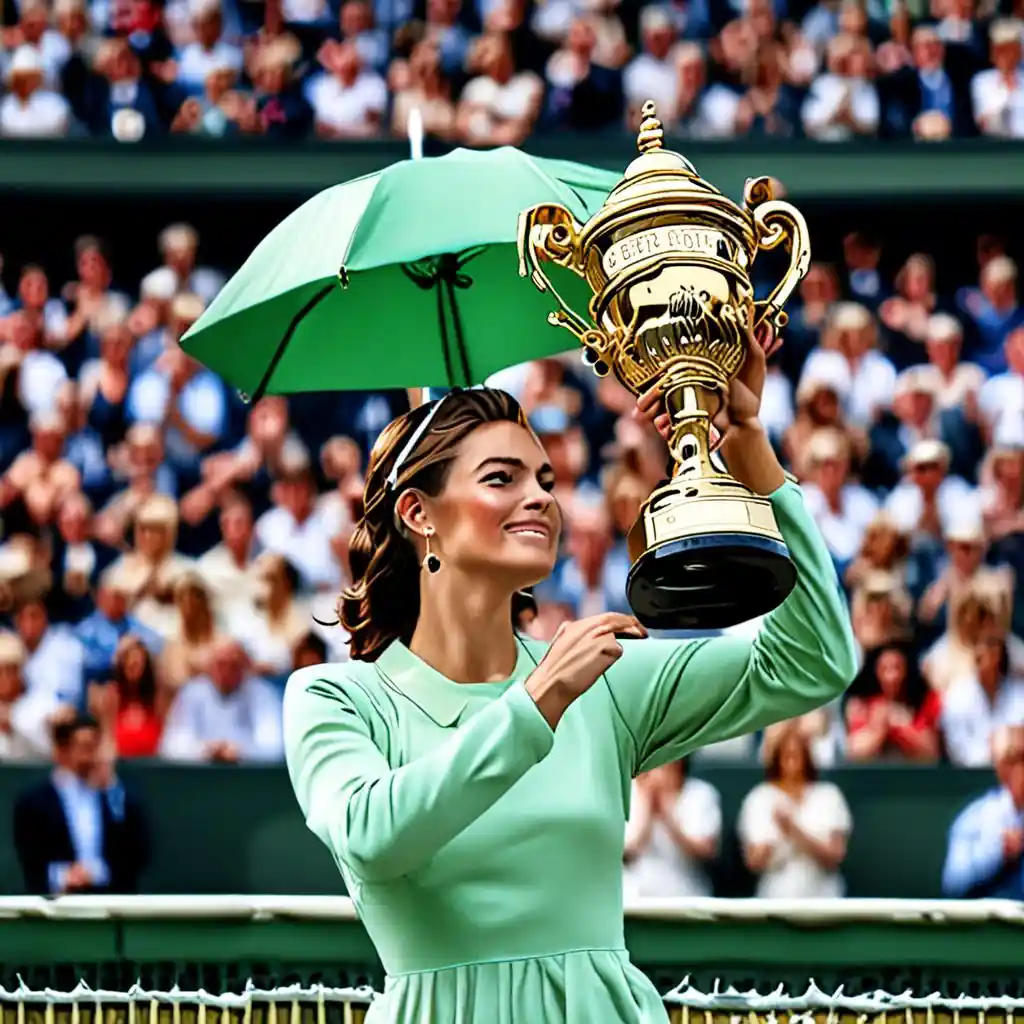 'It's a beauty!' - best shots from day 13 at Wimbledon