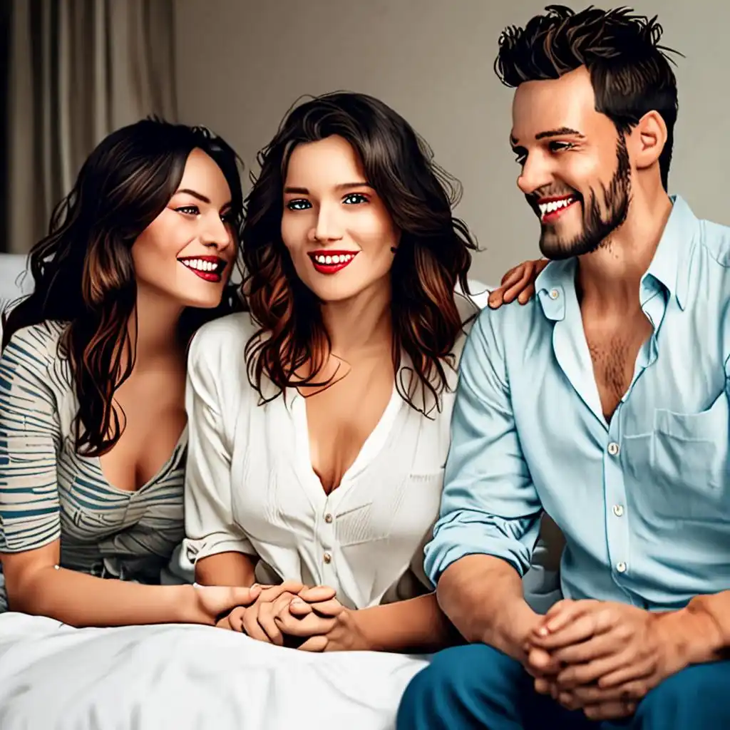 ‘They said to me, you were the best sex toy we ever had’: the pain, pleasure and paranoia of life in a throuple