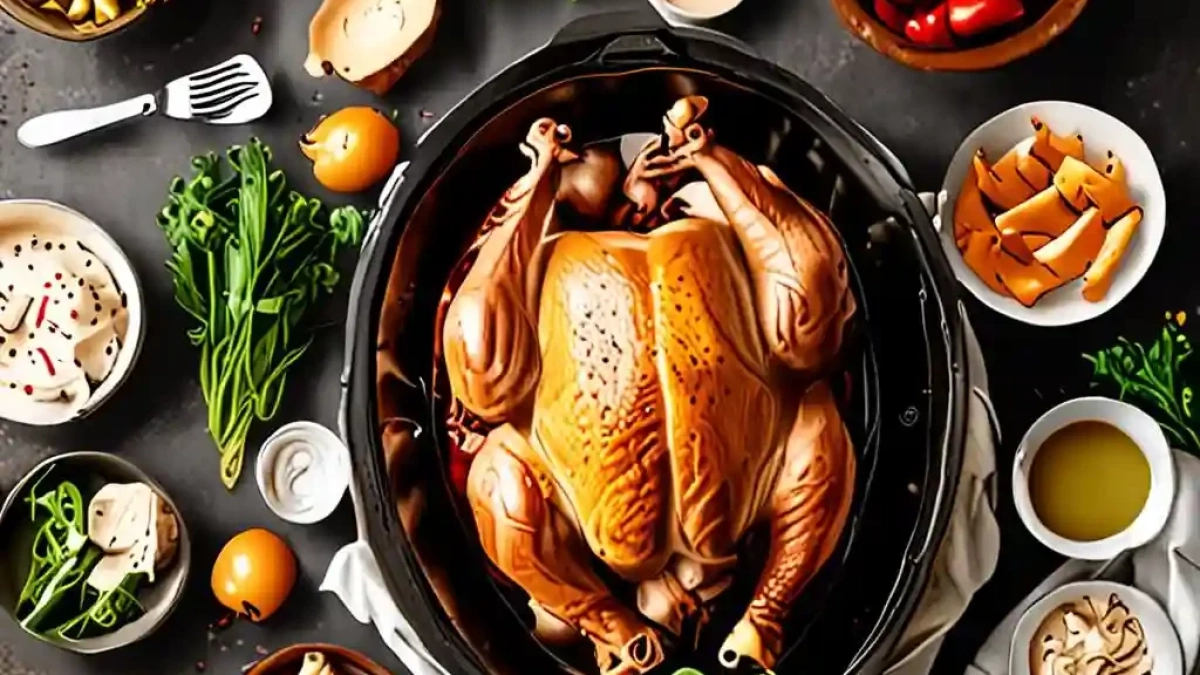 Slow Cooker Recipe: Rotisserie-Style Whole Chicken
