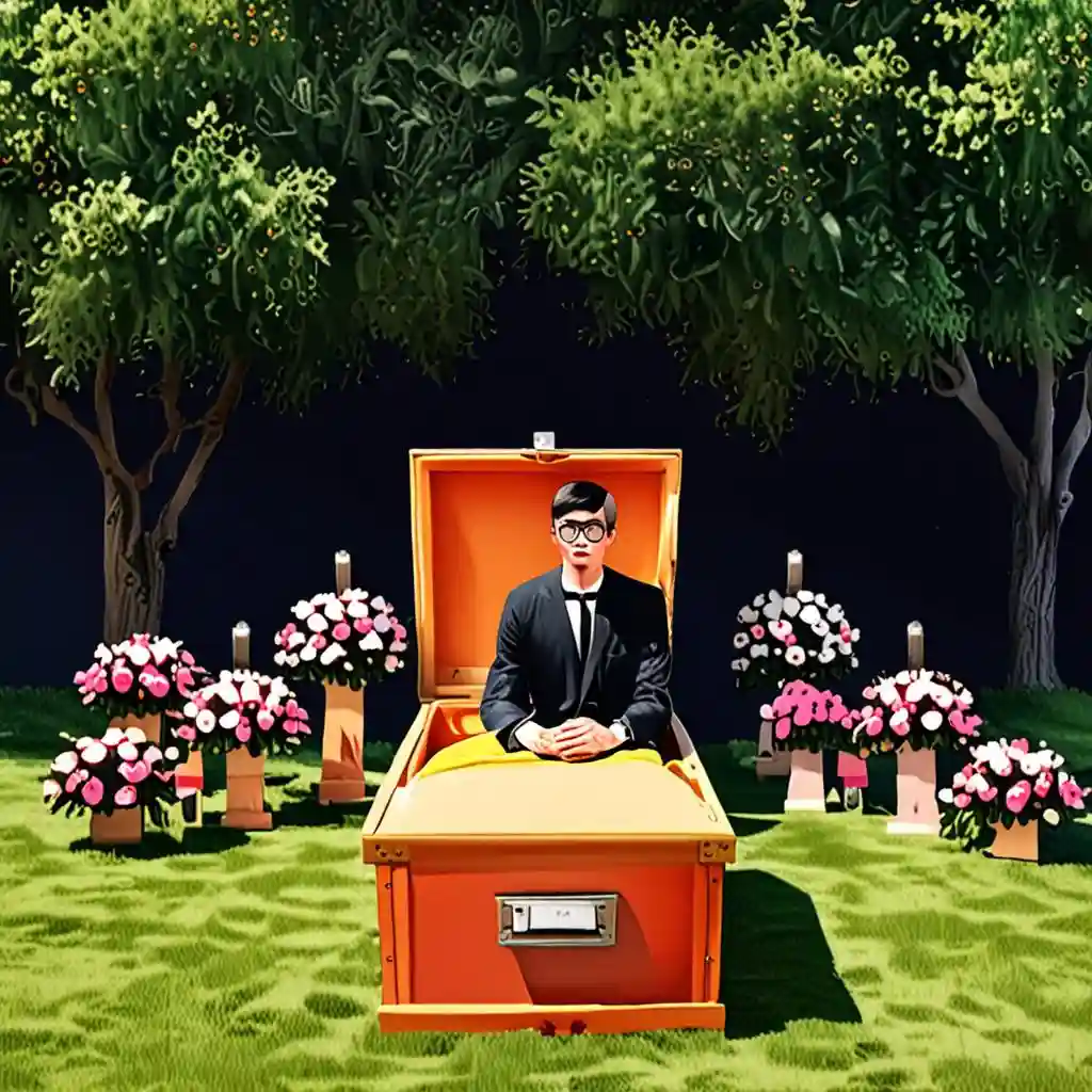 Oliver Tree’s celebration of life features surprising display of coffins as friends and fans mourn the tragic death of the singer