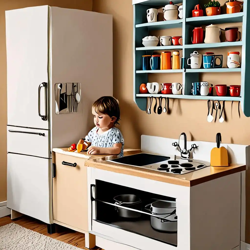 4 Best Montessori Kitchen Ideas to Set Up a Functional Montessori Play Kitchen for Your ToddlerÂ