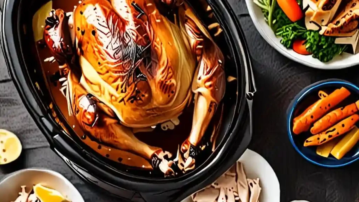 Slow Cooker Recipe: Rotisserie-Style Whole Chicken