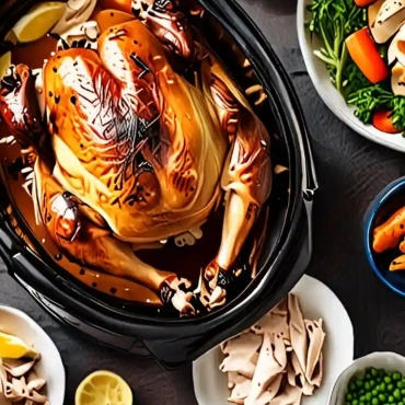 Slow Cooker Recipe: Rotisserie-Style Whole Chicken