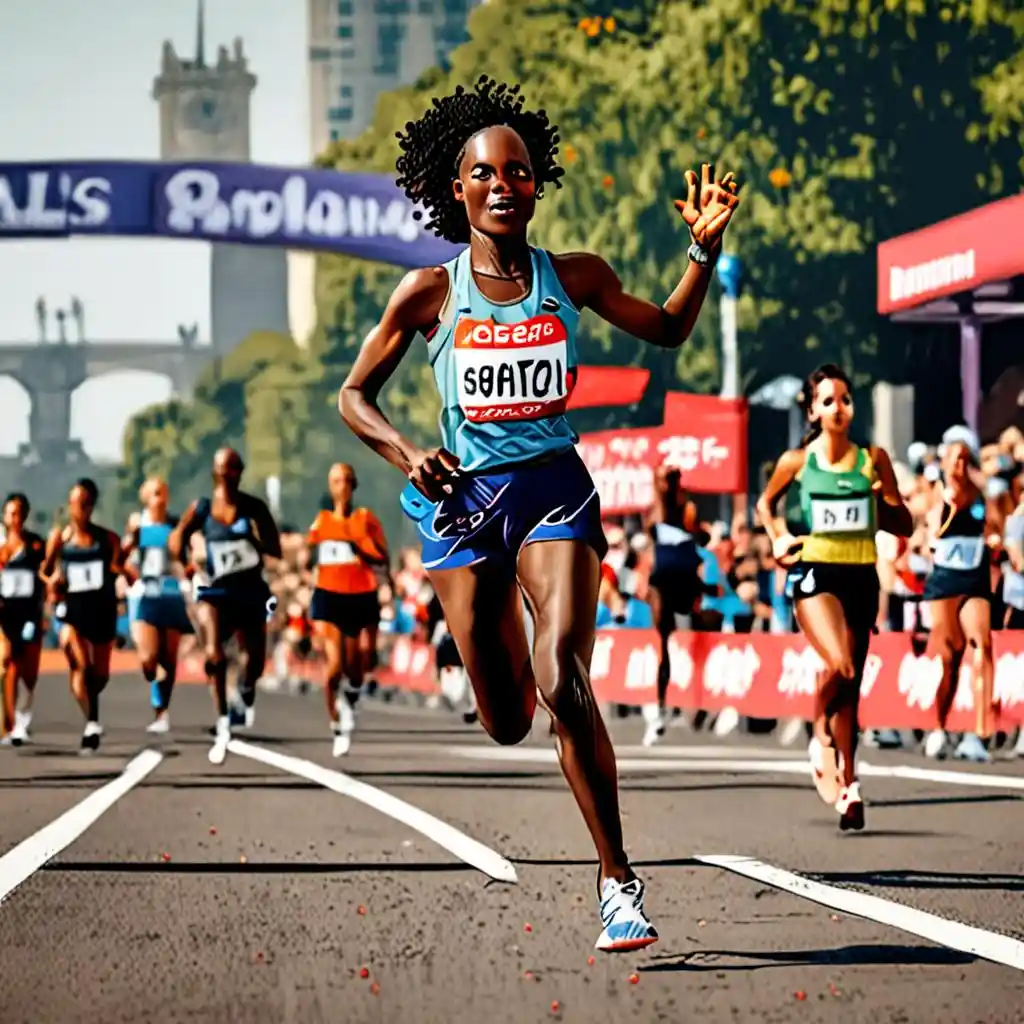 Ngetich breaks women-only half-marathon record
