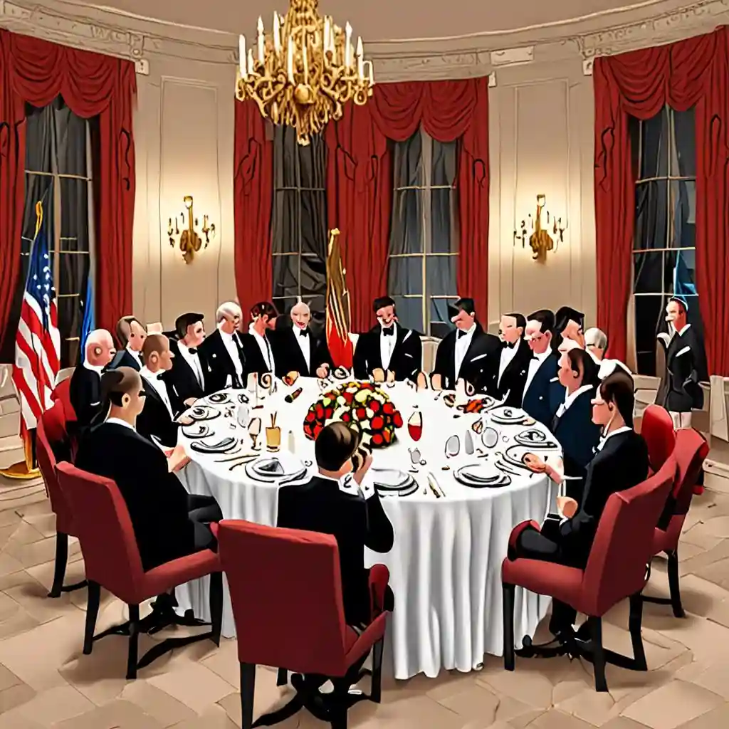 David Ellison, Tech Titans and Fox News Hosts Attend White House State Dinner Honoring China’s President