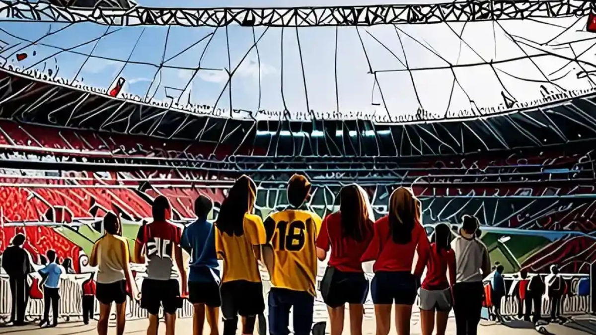Wembley welcomes 'rabid' college football fans