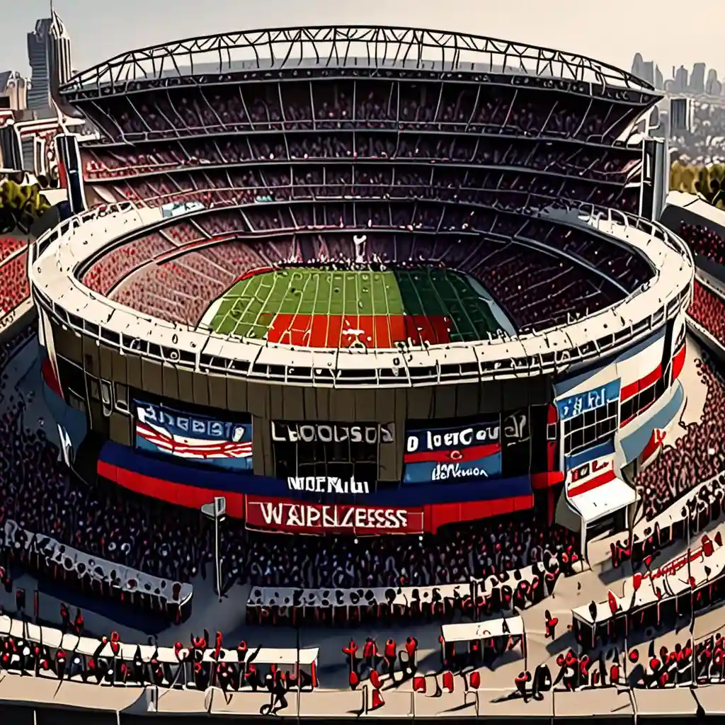 Tailgate parties, marching bands... and Ted Lasso? Wembley hosts US college game