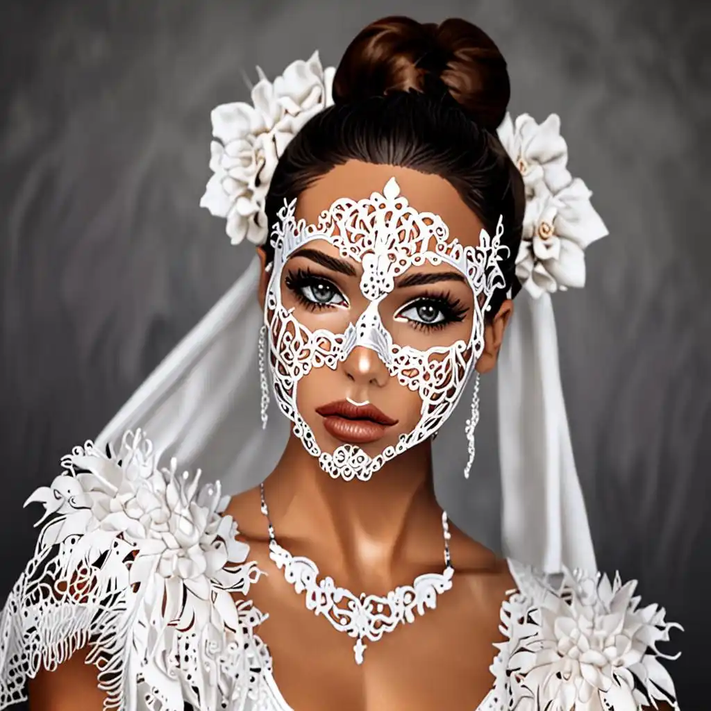 Lace Makeup Tutorial: Glam Lace Mask Makeup Look for Halloween and Beyond