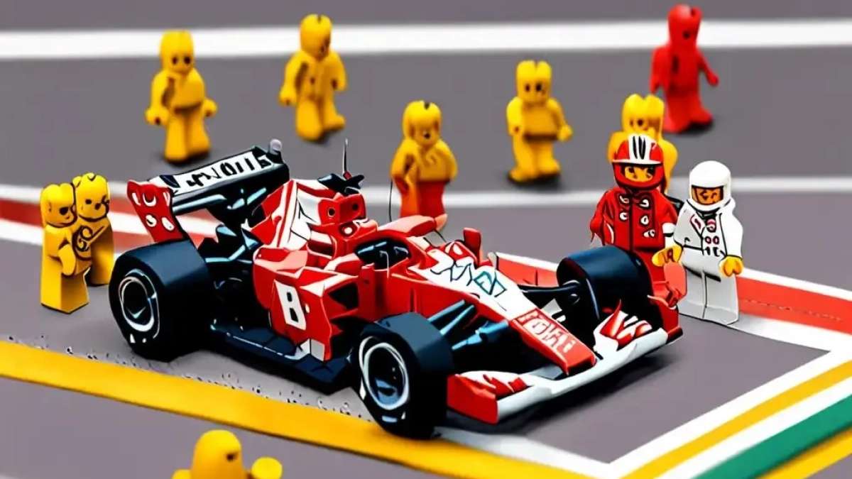 Hamilton bemused after glitch turns F1 into 'Lego race'